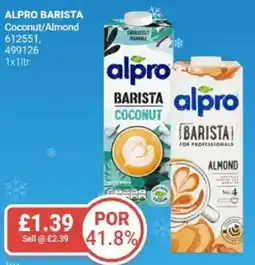 Bestway ALPRO BARISTA Coconut/Almond offer
