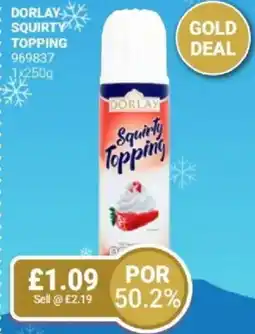 Bestway Dorlay squirty topping offer