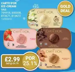 Bestway Carte d'or ice-cream offer