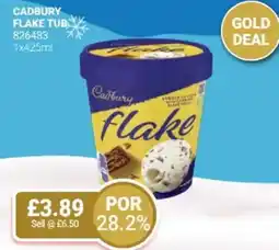 Bestway Cadbury flake tub offer