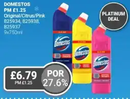 Bestway DOMESTOS Original/Citrus/Pink offer