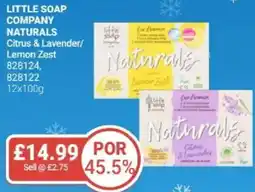 Bestway LITTLE SOAP Company naturals Citrus & Lavender/ Lemon Zest offer