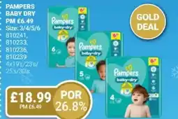 Bestway Pampers baby dry offer