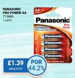 Bestway Panasonic pro power AA offer
