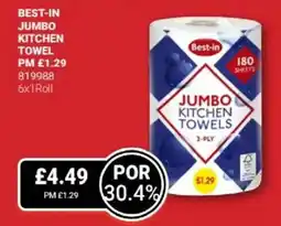Bestway BEST-IN Jumbo kitchen towel offer