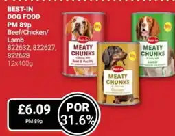 Bestway BEST-IN Dog food Beef/Chicken/ Lamb offer