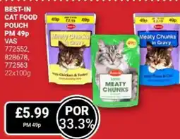 Bestway BEST-IN Cat food pouch offer