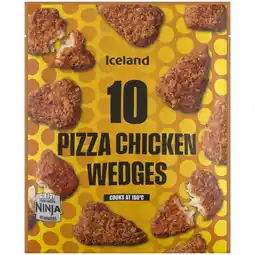 Iceland Iceland 10 Pizza Chicken Wedges 250g offer