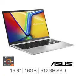 Costco ASUS Vivobook, AMD Ryzen 7, 16GB RAM, 512GB SSD, 15.6 Inch Laptop, M1502YA-NJ033W offer