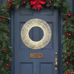 Costco 28 Inch Wreath with 1900 LED Lights offer