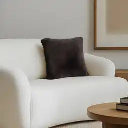 Costco Mon Chateau Faux Fur Cushion in 3 Colours, 50 x 50 cm offer