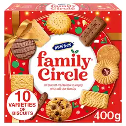 Iceland McVitie's Family Circle Biscuit Selection 400g offer