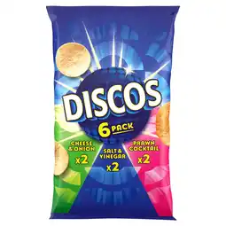 Iceland Discos Variety Multipack Crisps 6 Pack offer