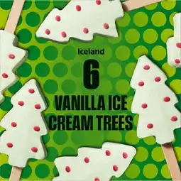 Iceland Iceland 6 Vanilla Ice Cream Trees 204g offer
