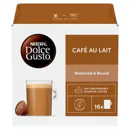 Iceland Nescafe Dolce Gusto Café au lait coffee pods x16 offer