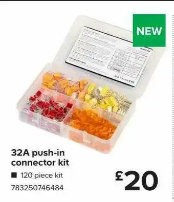 TradePoint 32a Push In Connector Kit offer
