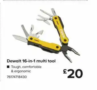 TradePoint Dewalt 16 In 1 Multi Tool offer