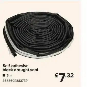 TradePoint Self Adhesive Black Draught Seal offer