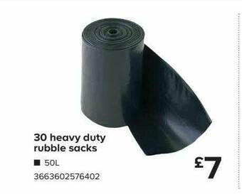 TradePoint 30 Heavy Duty Rubble Sacks offer