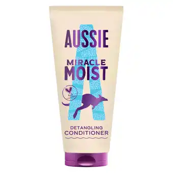 Iceland Aussie Miracle Moist Detangling Conditioner 200ml. Moisturising Formula to Revive Dry Hair offer