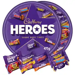 Iceland Cadbury Heroes Chocolate Tub 550 g offer
