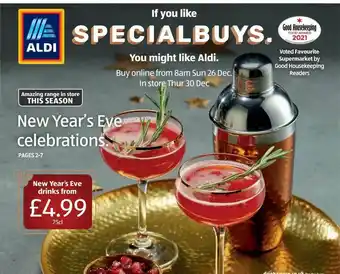 Aldi New Years Eve Drinks offer
