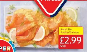 Aldi Buck's Fizz Smoked Salmon offer