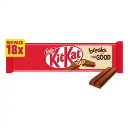 Iceland KitKat 2 Finger Milk Chocolate Biscuit Bar 18 Pack Multipack 372.6g offer
