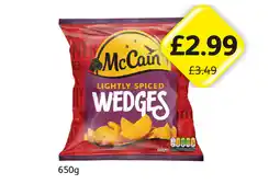 Londis McCain Lightly Spiced Wedges offer