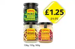 Londis Colman's Mint Sauce, Horseradish, Seafood offer