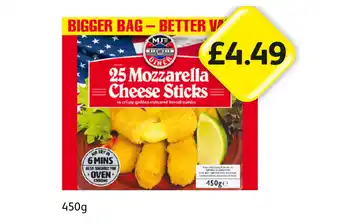 Londis MJ's Mozzarella Sticks offer