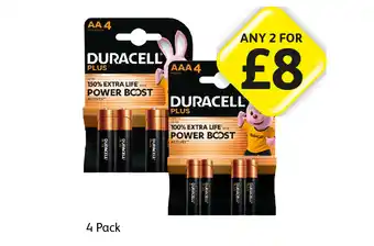 Londis Duracell Batteries offer