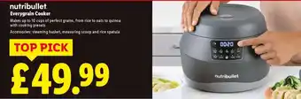 Lidl nutribullet Everygrain Cooker offer