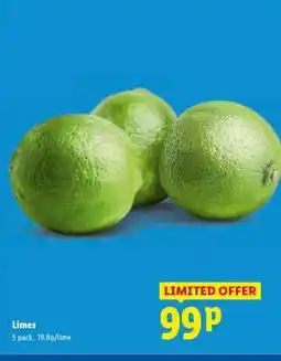 Lidl Limes offer