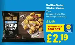 Lidl Red Hen Gastro Chicken Chunks offer