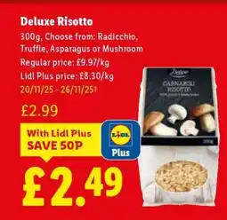 Lidl Deluxe Risotto offer