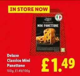 Lidl Deluxe Classico Mini Panettone offer