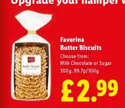 Lidl Favorina Butter Biscuits offer
