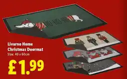Lidl Livarno Home Christmas Doormat offer