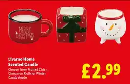 Lidl LIVARNO home Scented Candle offer