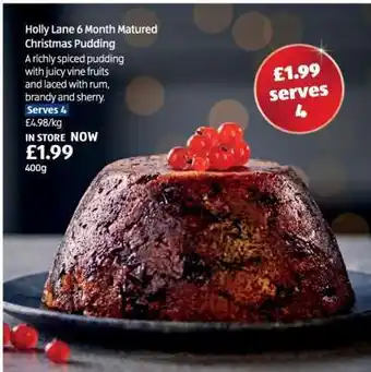 Holly Lane 6 Month Matured Christmas Pudding