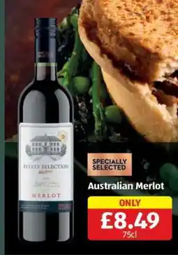Aldi Australian Merlot offer