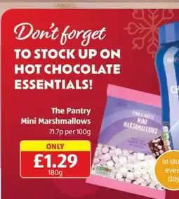 Aldi The Pantry Mini Marshmallows offer