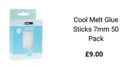 Hobbycraft Cool Melt Glue Sticks offer