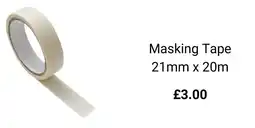 Hobbycraft Masking Tape offer