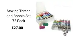 Hobbycraft Sewing Thread and Bobbin Set offer