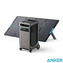 Costco Anker Solix F3800 Portable Power Station 3840Wh & 400W Anker Solix Foldable Solar Panel offer