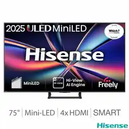 Costco Hisense 75E8QTUK 75 Inch Mini LED HD Smart TV offer