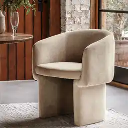 Costco Gallery Holm Cream Fabric Dining Chair offer