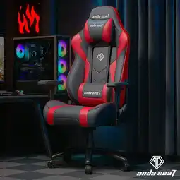 Costco anda seaT Dark Demon Premium Gaming Chair, Black / Red offer